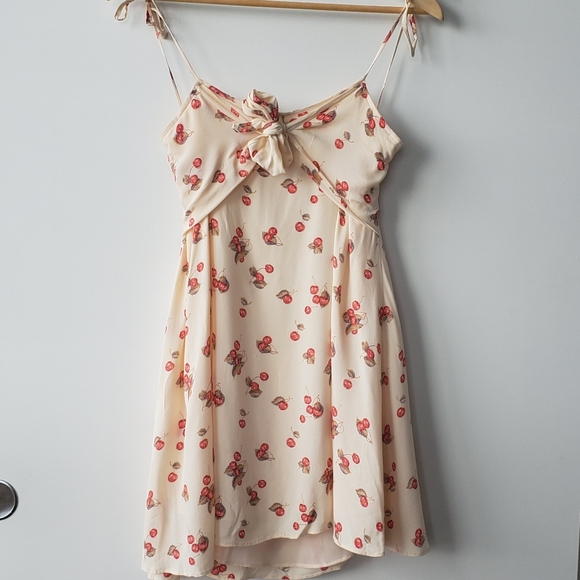 For Love And Lemons Dresses & Skirts - For love and lemons yellow cherry minidress